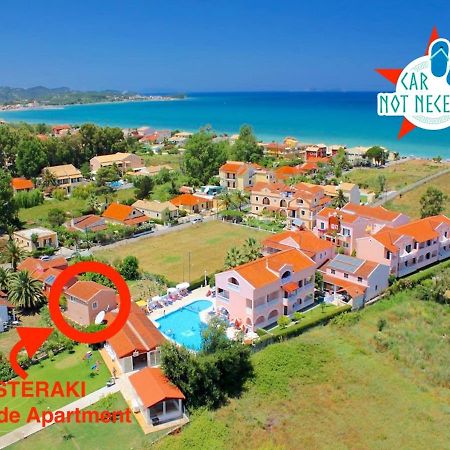 Asteraki Poolside Apartment By Dadovillas Acharavi  Luaran gambar