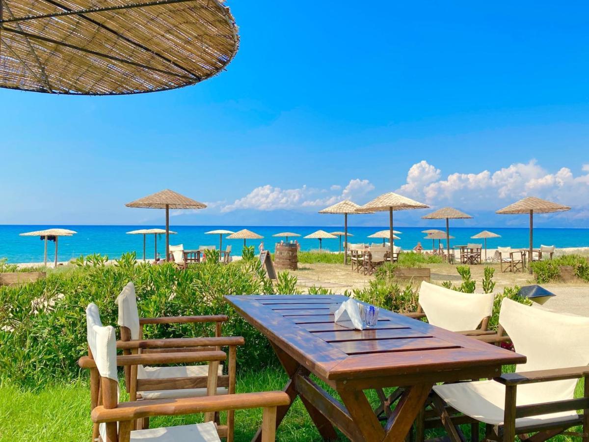 Asteraki Poolside Apartment By Dadovillas Acharavi  Luaran gambar